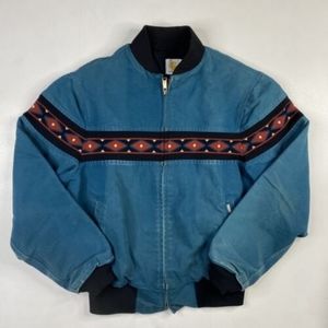 Carhartt Aztec Bomber Jacket Vintage 1993